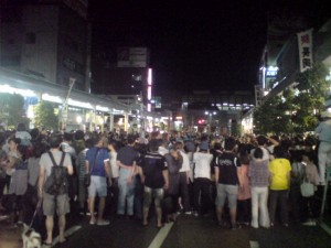 市内の各所で道路冠水しているみたい。