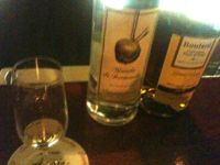 ビールを飲みながら大会観戦